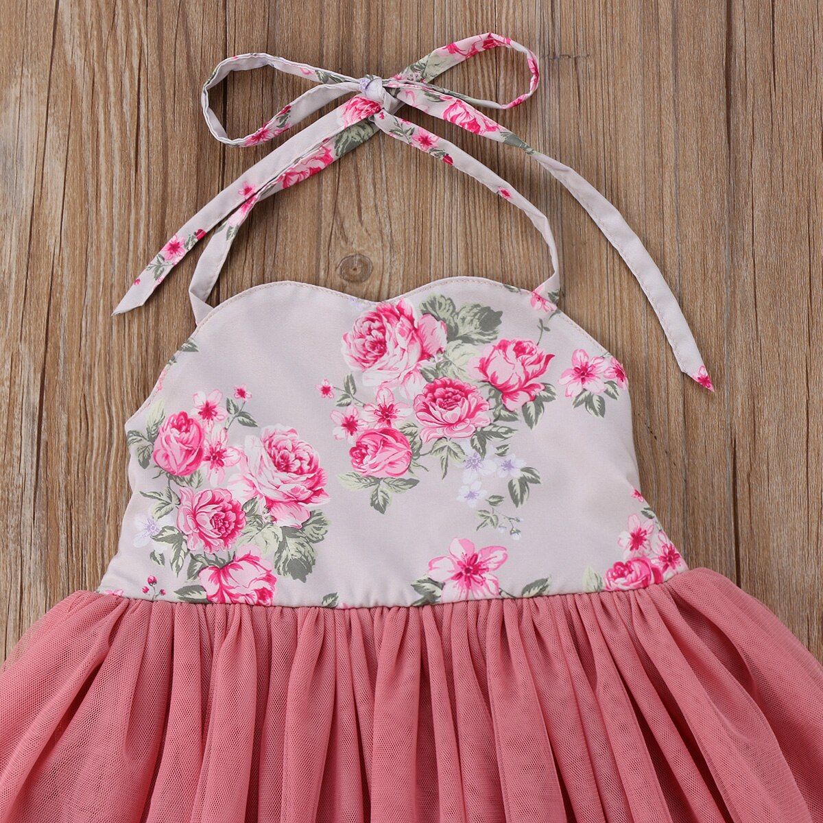 Bloem Baby Kids Meisjes Lace Princess Party Jurk Halter Maxi Lange Jurk Bruiloft Bruidsmeisje Formele Jurken