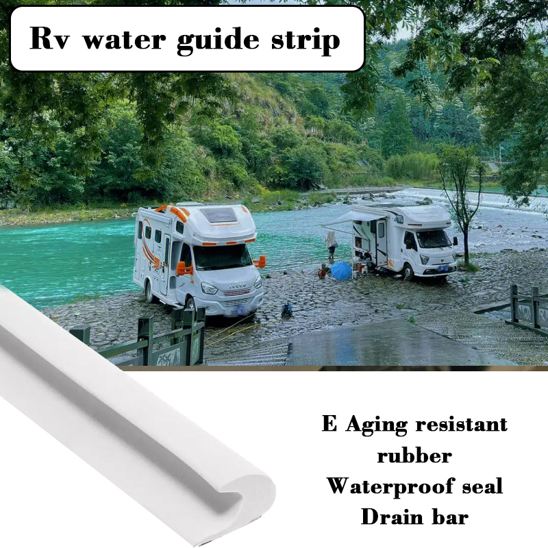 1m Self-Adhesive Caravan Waterproof Seal Gutter Rain Guard Drip Stop For Fiamma Dripstop Motorhome Camper Van RV Parts