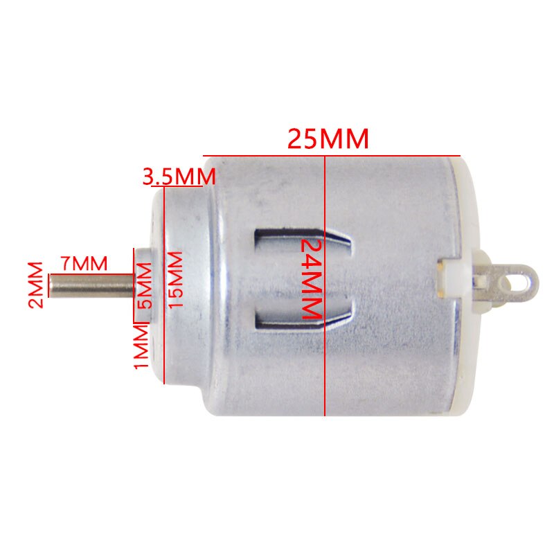 Micro R260 Small Motor DC Motor Toy Car Mini Fan Motor 4WD Remote Control Car Motor