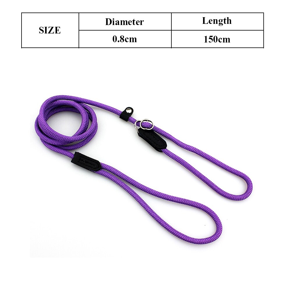 Haustier Hund Leine Seil Für Kleine Mittel groß Hund Katze Blei Welpe Leine Chihuahua dauerhaft Haustier Leinen nutzbar machen Hund-kragen Haustier Produkte: Violett m-ys0015