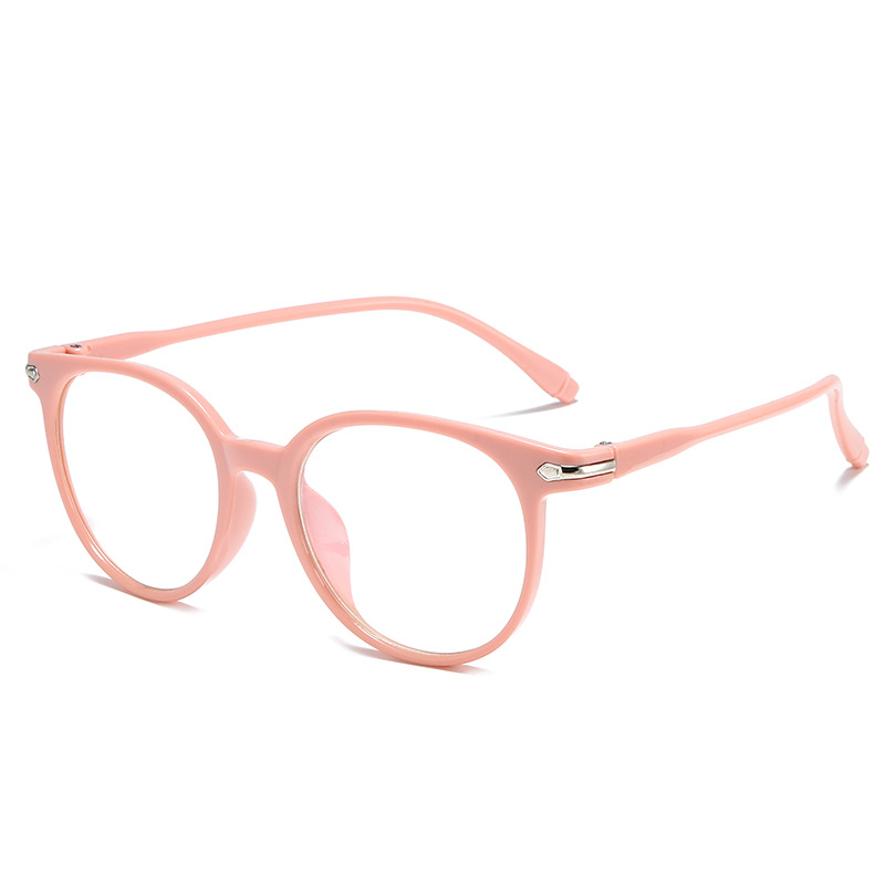 Blue Ray Computer Glasses Women Screen Radiation Eyewear Brand Office Gaming Blue Light Goggle UV Blocking Eye Spectacles: pink