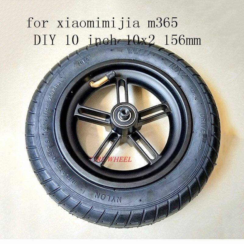 Neumático de disco de freno de disco del cubo de rueda trasera de fábrica Original para patinete eléctrico de rueda Mijia M365 de Xiaomi, 10 pulgadas, fácil de instalar