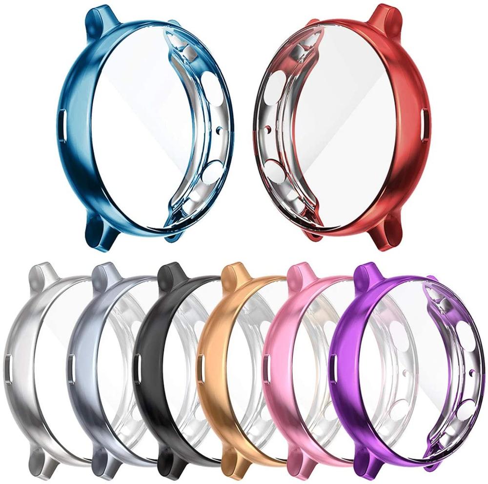 Case Voor Samsung Horloge Actieve 2 44Mm 40Mm Bumper Tpu Siliconen Screen Protection Cover + Film Samsung Actieve 2 Active2 44Mm 40Mm