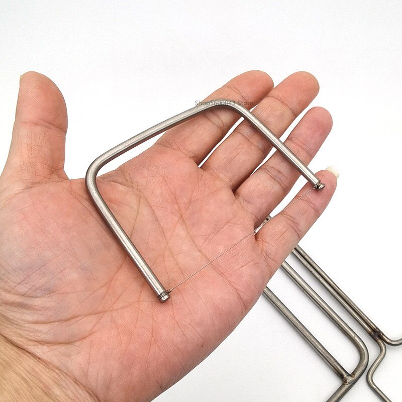 Mini Cut Mud Bow Pottery Clay Cutter Stainless Steel Cut Mud Knife DIY Ceramic Clay Plate Forming Clay Sculpture Tool