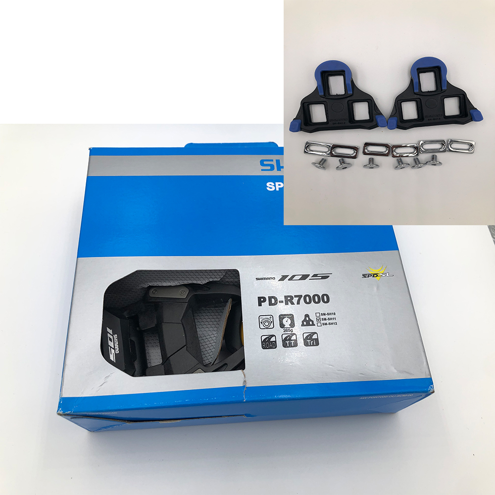 Pédales de vélo de route en carbone PD R7000/PD5800/R540/R550, autobloquant SPD avec 105 cales, SM-SH11