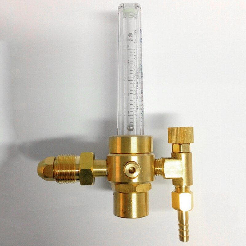 Argon Co2 Regulator Flowmeter Gas Pressure Gauge Mig/Tig Welding Cga580