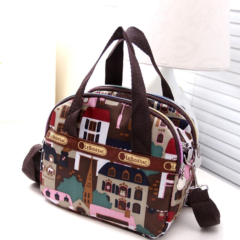 Women Portable Printed Bags Zipper Cosmectic Makup Organizers Stylish Casual