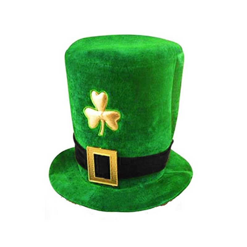 Sombrero verde del Día de San Patricio, accesorios de disfraz de la suerte, celebración, accesorios de carnaval, para , irlandés, con barba