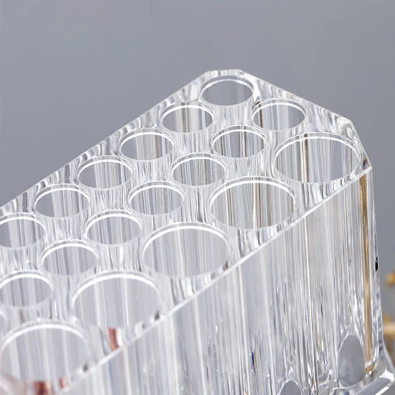 Nail Brush Organizer Makeup Brushes Holder Desk Cosmetics Pen Eyelash Tweezer Storage Rack Nail Tools Display Stand Rack Box