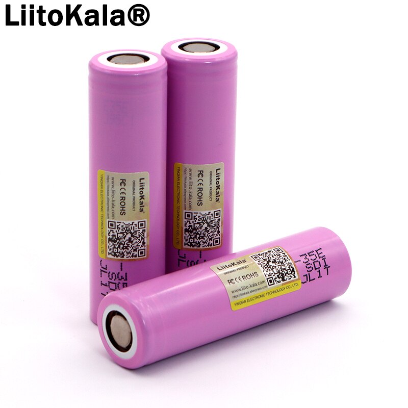 8-40 Pcs Liitokala 18650-35E Originele Power Lithium Batterij 3500 Mah 3.7 V 25A High Power INR18650 Voor Elektrische gereedschap