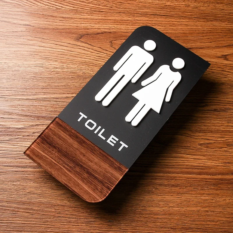 Toiletborden Winkelcentrum Kantoor Herinnering Bewegwijzering Deurplaat Warme herinneringen Indicator Plaque Plaat Badkamer Muur Deursticker: Light Grey