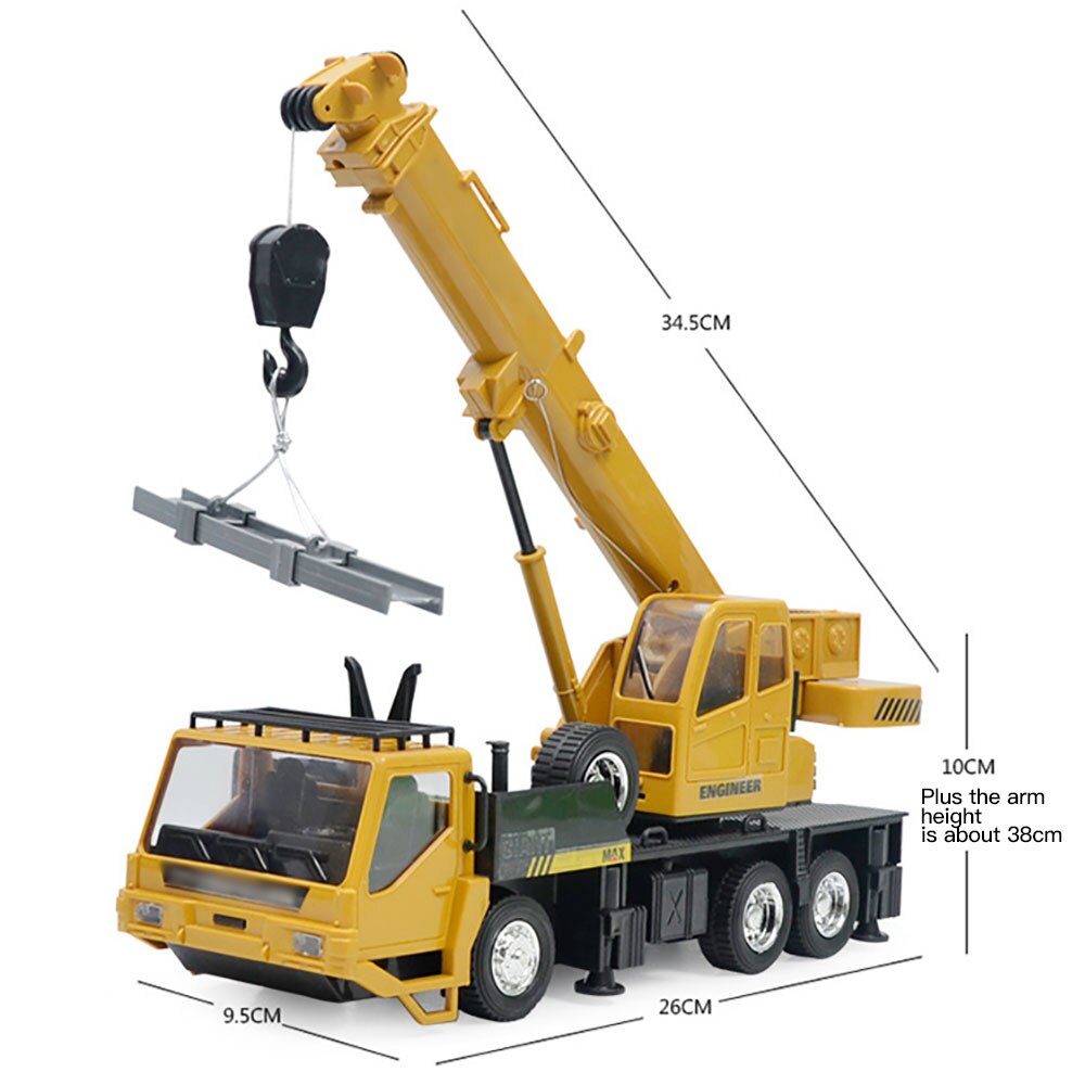 Remote Control Crane Model Engineering Vehicle Children's Toys Birthday And Christmas Good Remote Control