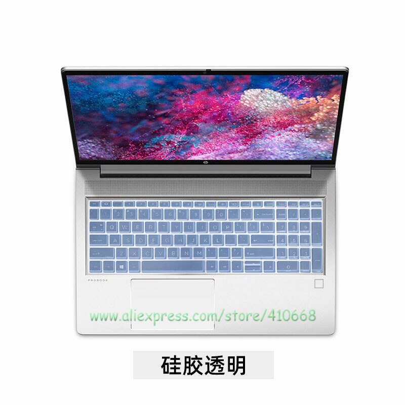 Ultra-thin Silicone Laptop Keyboard Cover Skin Protector For HP Zbook Fury 15 G7 fury 17 G7 G8 15.6 17.3 inch Mobile Station: Clear