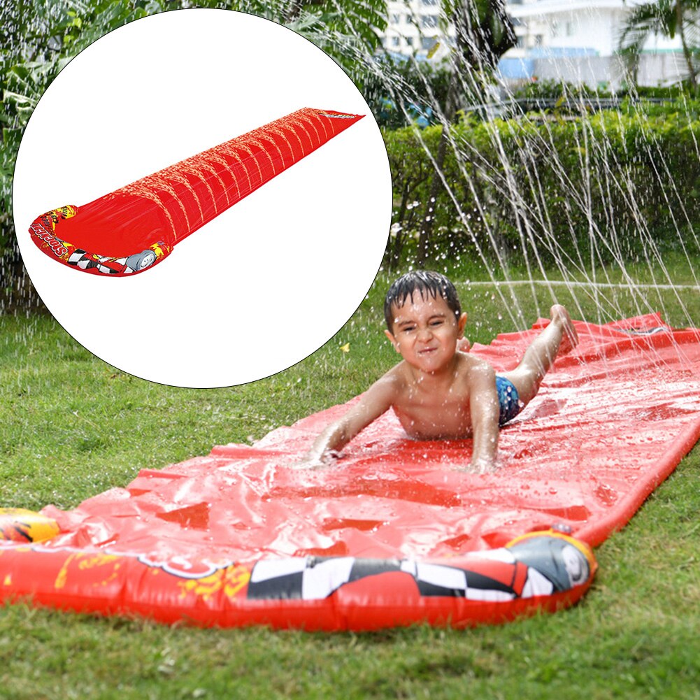 Pvc Enkele Surf Racing Water Glijbaan Kinderen Speelgoed Opblaasbare Glijbaan Zwembaden Kinderen Kids Zomer Backyard Outdoor Water Speelgoed #38