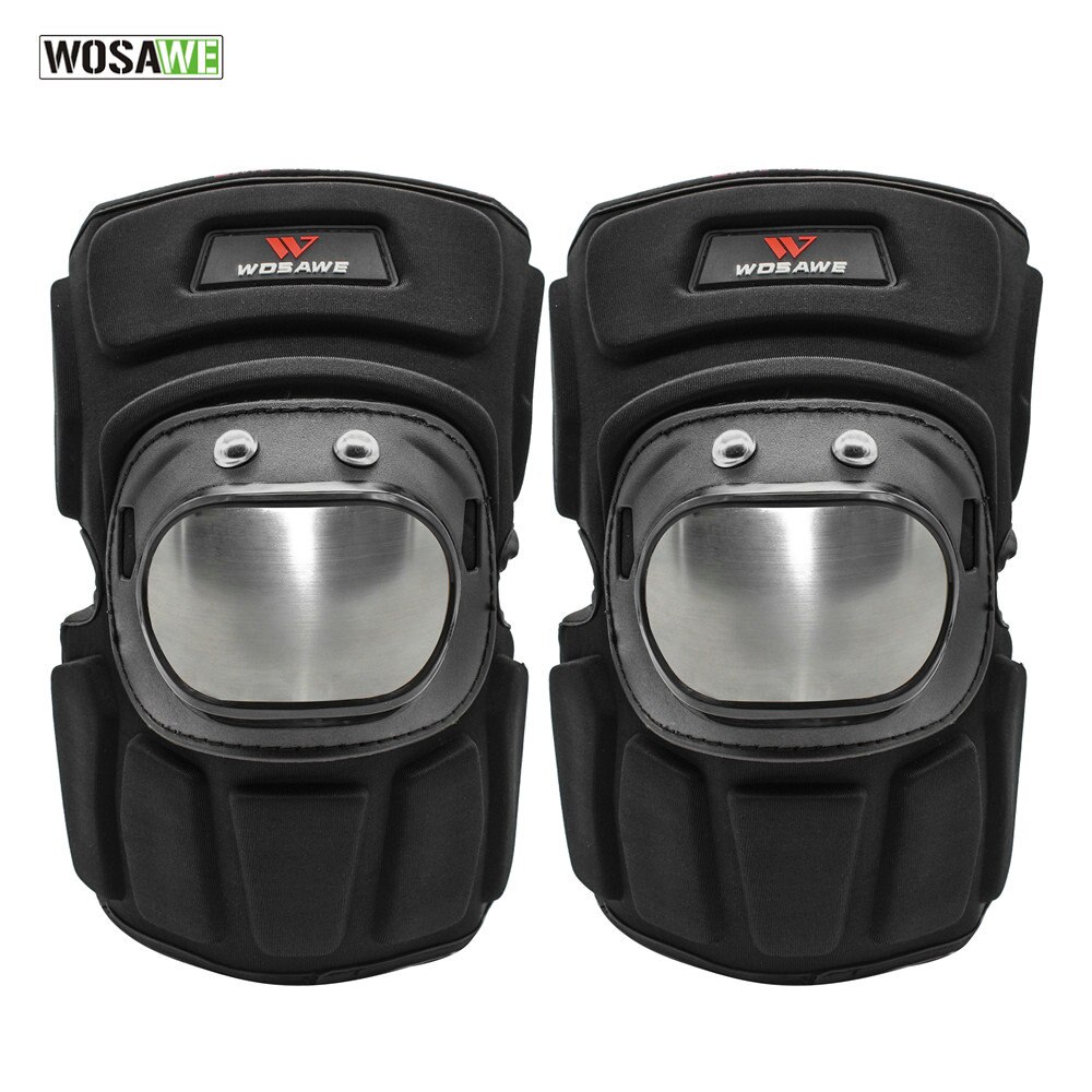 WOSAWE Motorrad Edelstahl Ellenbogen Pads Moto-Cross Ellenbogen Schutz Schutz Moto Knie Schutz Schutz Getriebe Motorrad Reiten Knie: BC344(Ellbogen Pad)