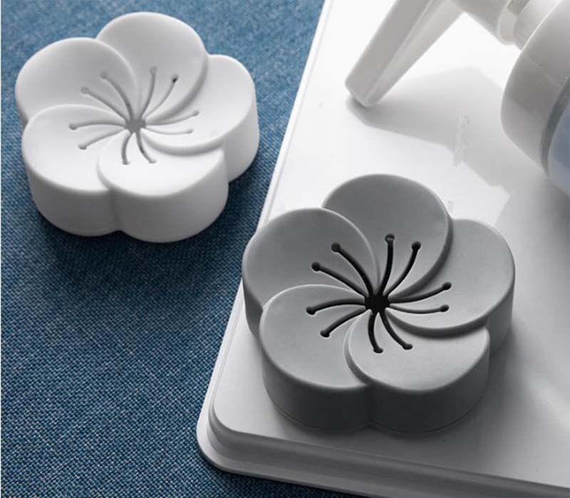 Bloemvorm Air Verse Doos Auto Wc Wierook Opbergdoos Elimineren Geuren Geur Luchtverfrisser Aromatherapie Doos Deodorizer 1 stuk