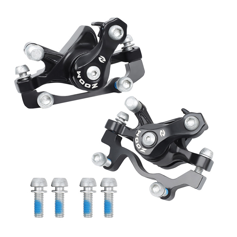 ZOOM Bicycle Disc Brake Aluminum Alloy F160 R160 Mountain Road MTB Bike Mechanical Caliper Disc Brakes Cycling Double Brake