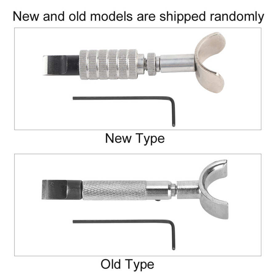 Leather Rotating Knife Tool Steel U-Shaped Leather Knife Adjustable Carving Cutter Crafts Handwork Tool