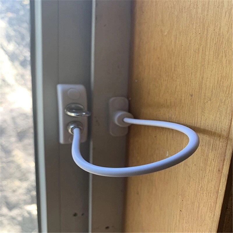 Window Lock Kind Veiligheid Deur Veiligheidsslot Voor Kasten Kasten Voorkomen Childern Vallen Window Lock