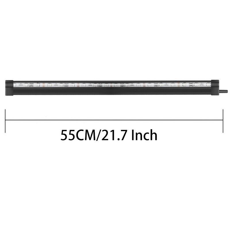 Air Bubble Lamp 51CM Colorful RGB SMD Aquarium Waterproof Fish Tank Submersible Light With Remote Controler