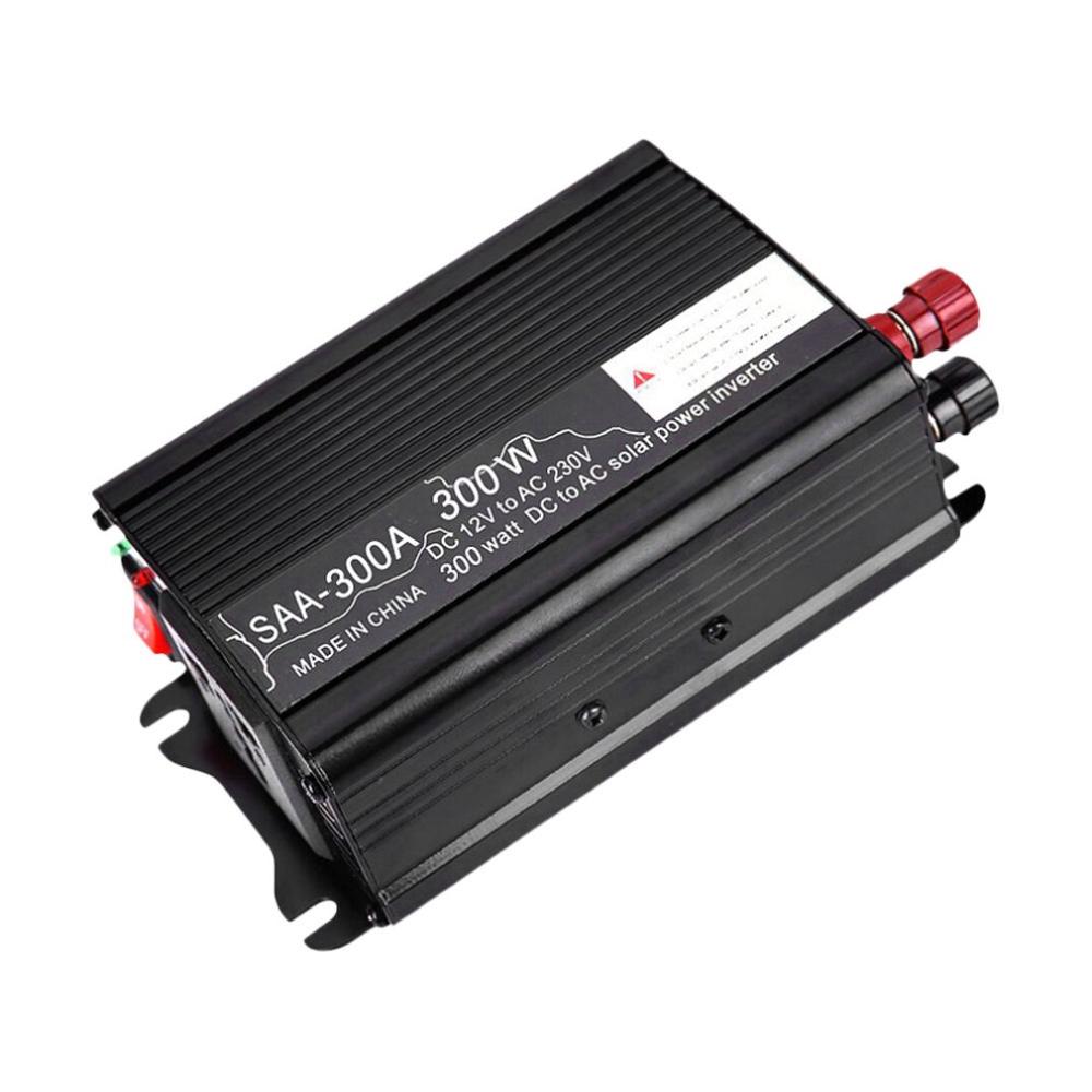 500W Auto Omvormer 12V Naar 220V Gemodificeerde Sinus Omvormer Spanning Converter + Lcd Display
