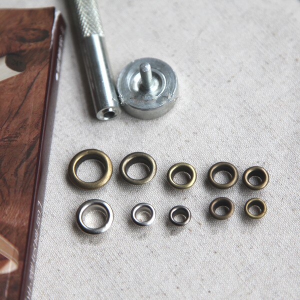 90pcs/Lot 4mm-10mm DIY handmade leather eyelets ri... – Vicedeal