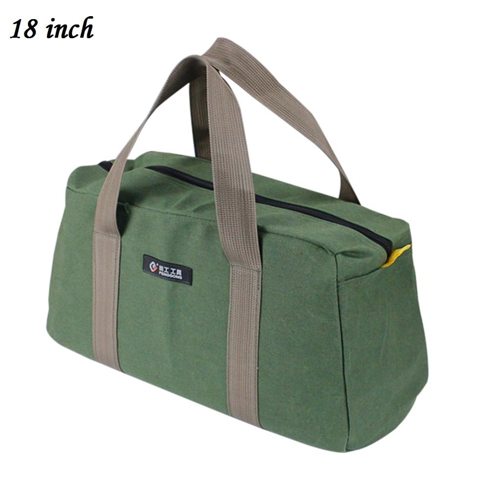 Canvas Waterproof Storage Hand Tool Bag Screws Nails Drill Bit Metal PartsTravel Makeup Organizer Pouch Bag Case Tool Bag: C