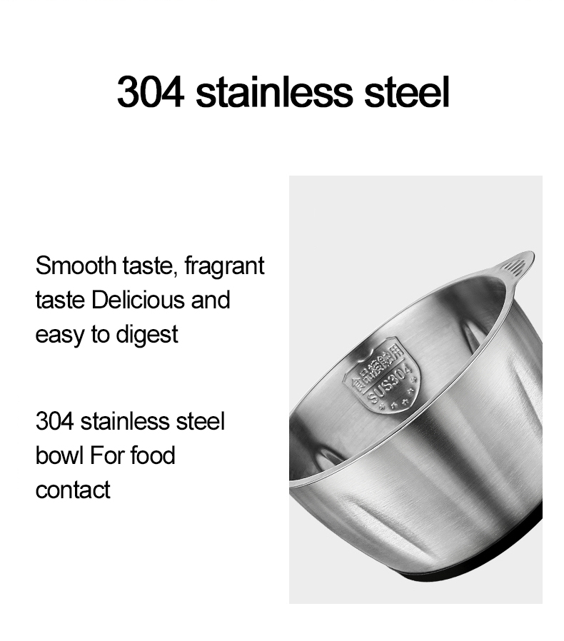 2 Speeds Electric Meat Grinder 304 Stainless Steel Kitchen Chopper Mincer Vegetable Household Food Processor Slicer 220V