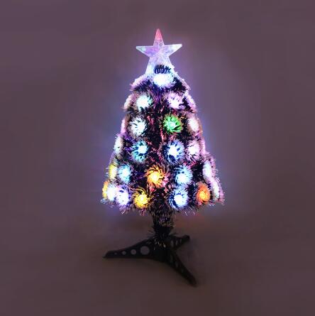 Jul mini fiber træ led lys fiber træ usb stik fiber træ fabriksudsalg kunstigt dekoreret ornamenter til hjemmet: 90 cm