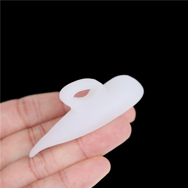 2 teile/los Silikon Zehe Separator Fuß Hallux Valgus Zehen ausrichten Gerät Einlegesohle Zehen Separator Zehe Pflege Konische Kappe Gerät