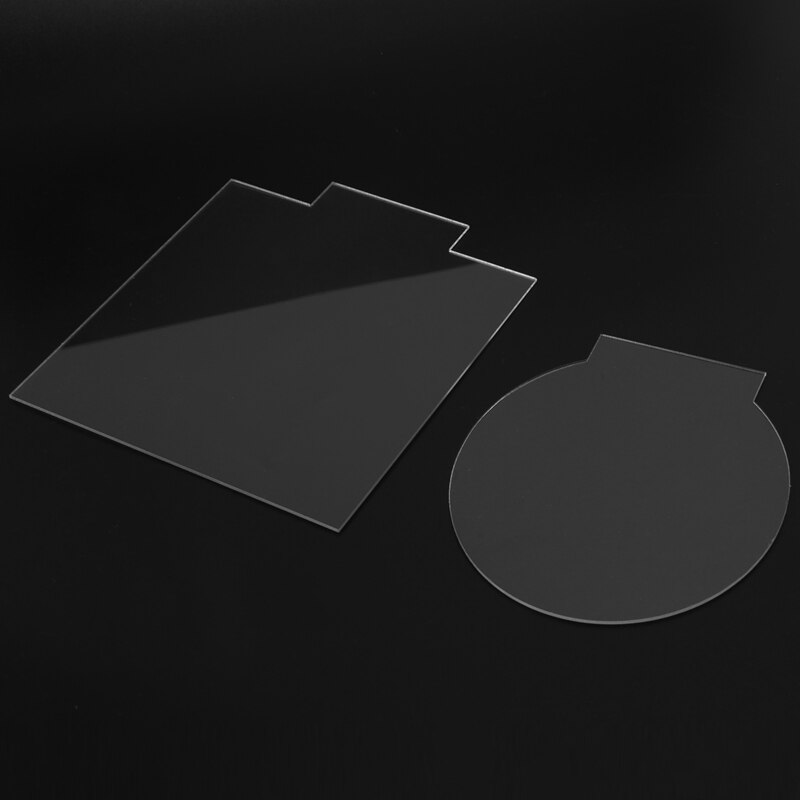 2Mm Acryl- Blatt klar Gießen Pro Plexiglass mit doppelt einseitig schützend Pro LED hell Base Zeichen DIY Anzeige 12 Stck
