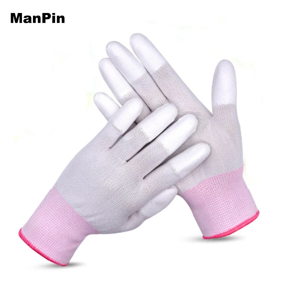 Guantes de fibra de carbono para reparación de pantalla de teléfono móvil, protectores de manos antiestáticos, ESD para dedos pintados, tabletas y teléfonos móviles