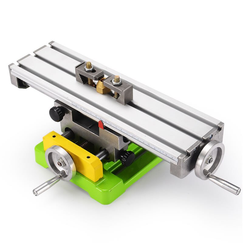 Compound Slide Table Milling Working Cross Worktable for Milling Machine Compound Drilling For Bench Drill 6350