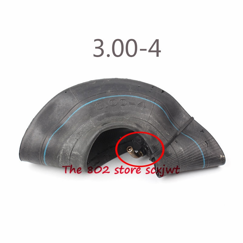 Motorcycle tire Inner Tube 3.00-4 Tire metal valve Tube For Gas & Electric Scooter Bike