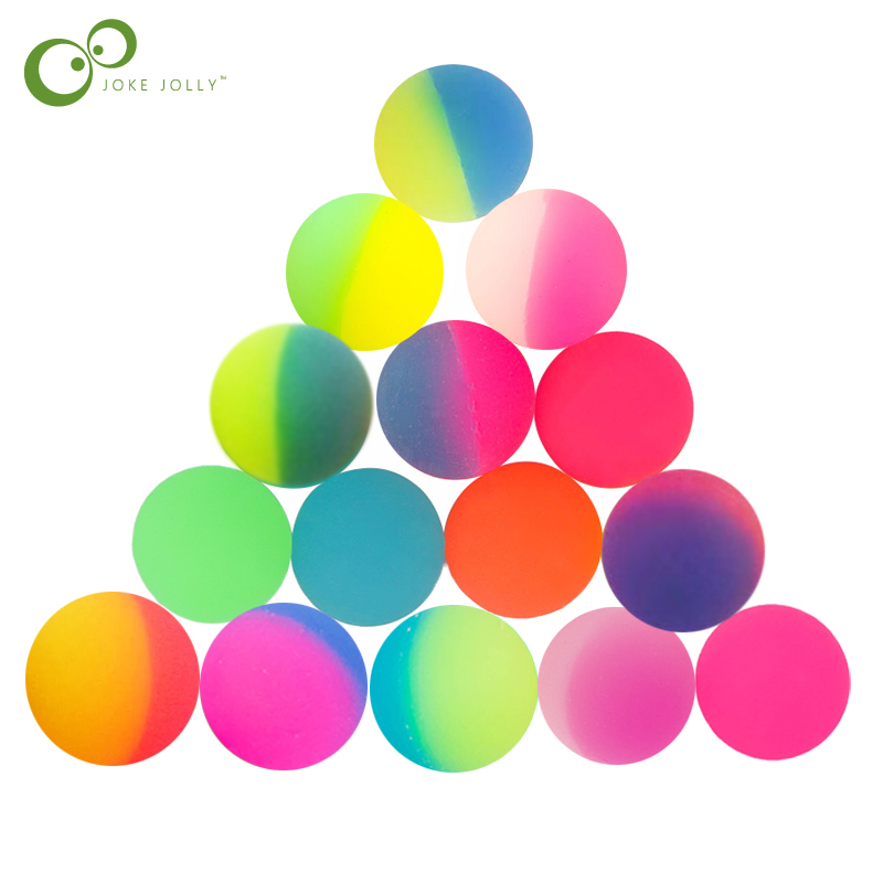 12Pcs/lot Luminous Moonlight High Bounce Toy Balls Kids Party Favor Decoration Kids Glow in the Dark Bouncing Ball GYH