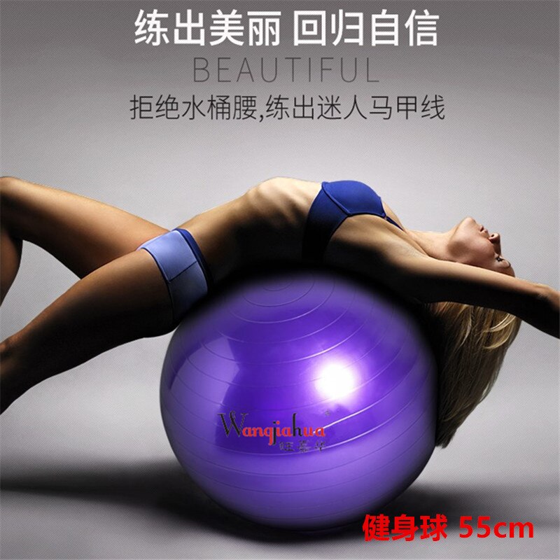 55 Cm Yoga Ball Sports Fitness Ball PVC Balance Ball Balanced Cushion Yoga Shaping Thick Yoga Ball