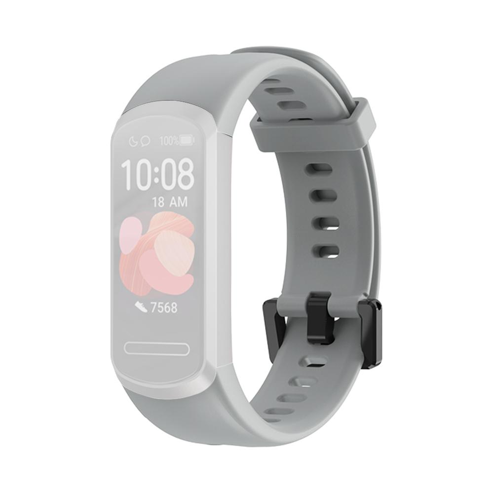 Silikon Handgelenk Gurt Für Huawei Band 4 Sport Strap Armband smart uhr Band Armband Für Huawei Band4 Smart Zubehör: Gray