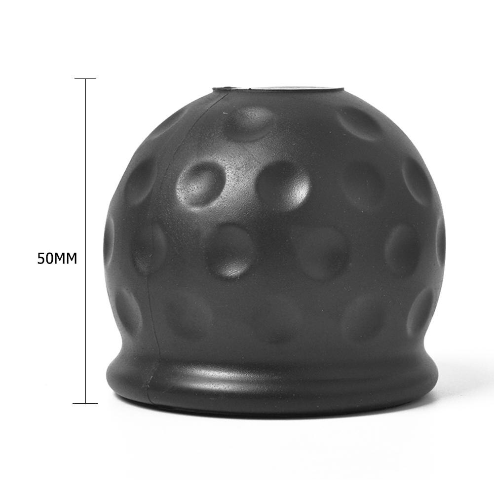 Couvercle universel de boule de barre de remorquage 50mm, capuchon d'attelage de remorque de caravane, protection d'accessoires de voiture