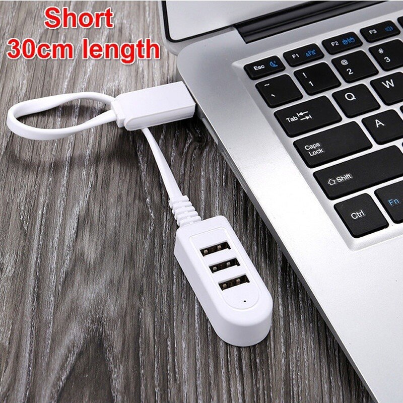 Usb Splitter Micro Usb Hub Multi-Usb-poort 3-Port Hub Usb High-Speed Hub Usb splitter Geschikt Voor Pc Computer Accessoires