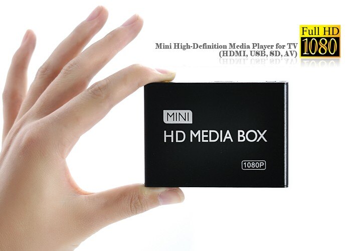 JEDX MP013 Mini lecteur multimédia boîtier multimédia TV vidéo lecteur multimédia Full HD 1080 P AU ue US Plug !