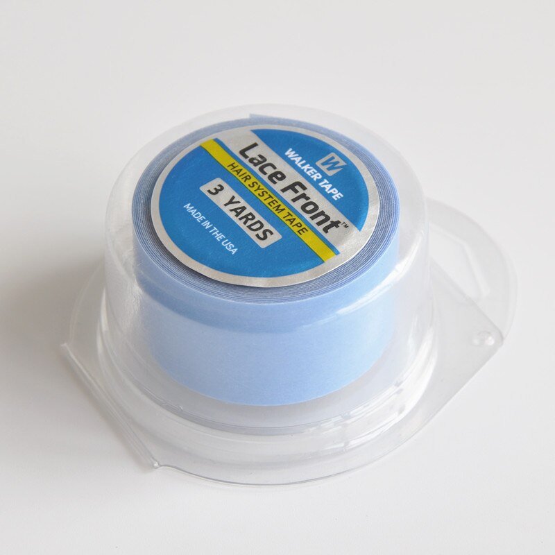 1Inch (2.54Cm) * 3 Meter Lace Front Pruik Tape Blauw Dubbelzijdige Tape Voor Tape Haarverlenging/Toupet/Kant pruik