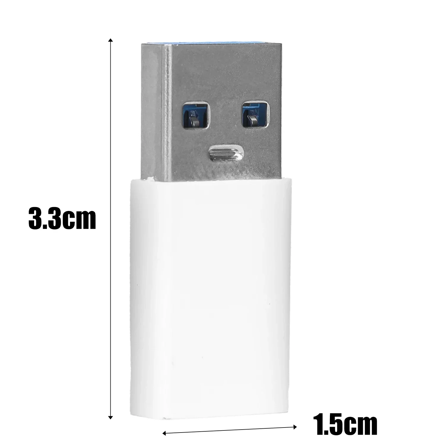 OTG Connector USB To Type C Mobile Phone Adapter USB 3.0 Male to Female USB Type C Converter For PC Laptops Macbook Xiaomi: green