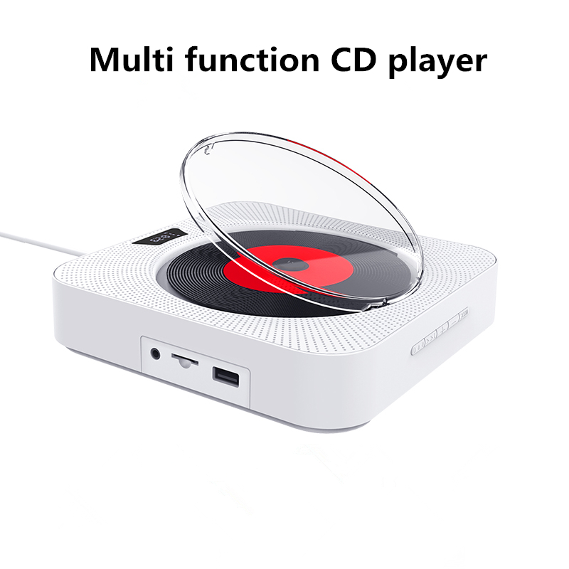 Wandmontage Cd Surround Sound Fm Radio Bluetooth Usb MP3 Disk Draagbare Muziekspeler Afstandsbediening Stereo Speaker