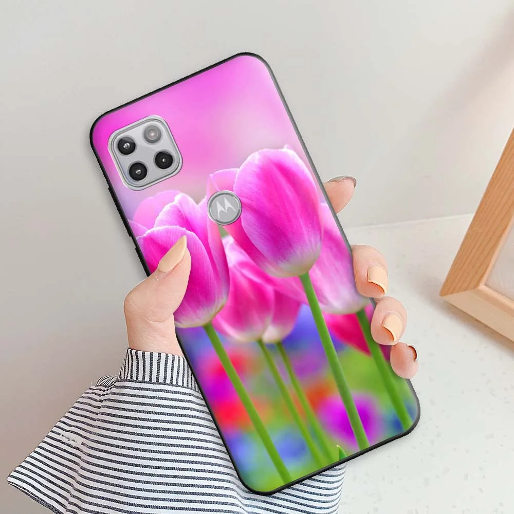 For Motorola Moto One 5G Ace Case XT2113-2 6.7" Cases for Moto One 5G Ace Protective Silicone Soft Cover One 5G Ace Capa