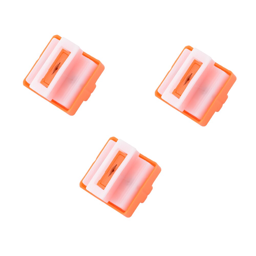 A4 Universal Replacement Blade Hidden Utility Knife Safety Plastic Spare Cutter Automatic Security Safeguard Accessories: 3 pcs