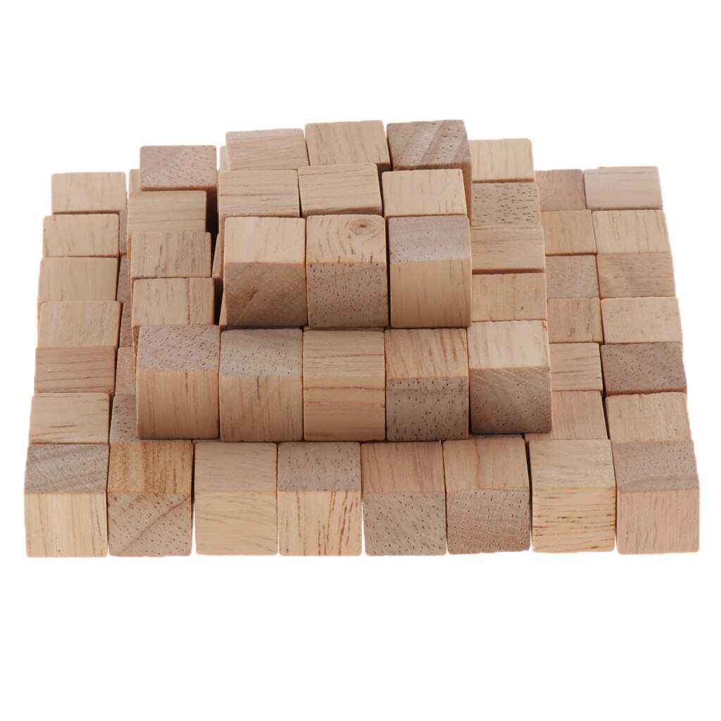 Holz Würfel-1cm-Holz Quadratische Blöcke Für Mathematik,, Der, handwerk & DIY Projekte Pädagogisches-einstellen von 100