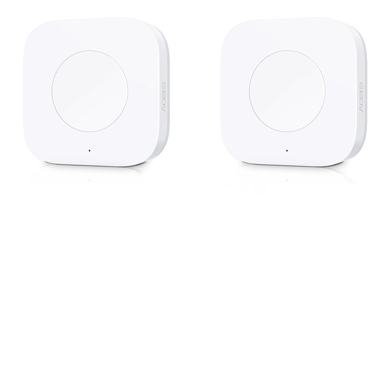 Aqara Smart Wireless Switch Key Built In Gyro Multi-Functional Intelligent Remote Control ZigBee wifi Switch: 2PCS