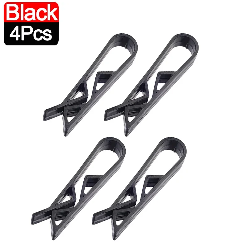 2-50pcs Waste Basket Can Fixation Clip Rubbish Bag Clips Practical Garbage Bag Anti-Slip Holder Clamp Snack Bag Sealing Tools: Brown