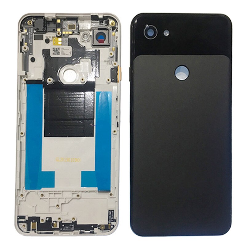 Coperchio della batteria alloggiamento dello sportello del pannello di vetro posteriore per Google Pixel 3A 3A XL coperchio posteriore con parti di ricambio del Logo del telaio della fotocamera