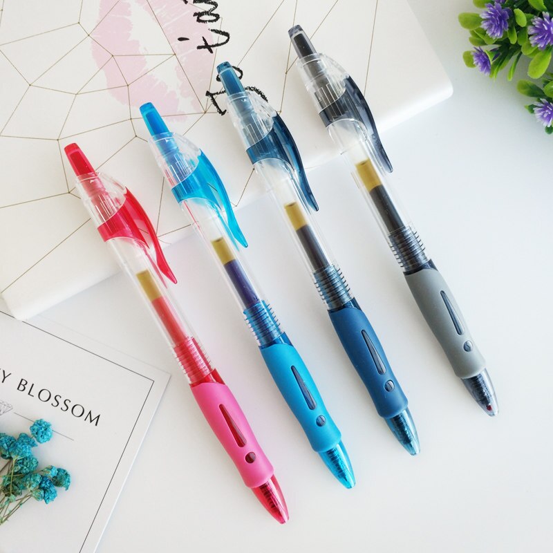 Lovely Gel Pen GP1008 0.5mm Black Red Blue ink Writing Smooth Neutral Pen Office School Stationery